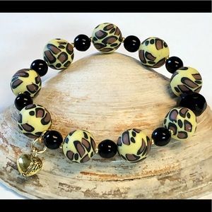 Polymer beads bracelet